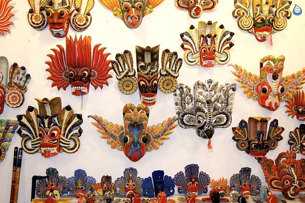 Wooden Masks Souvenirs Sri Lanka