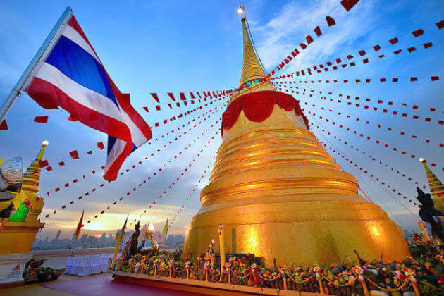 Wat Saket Bangkok shore excursions