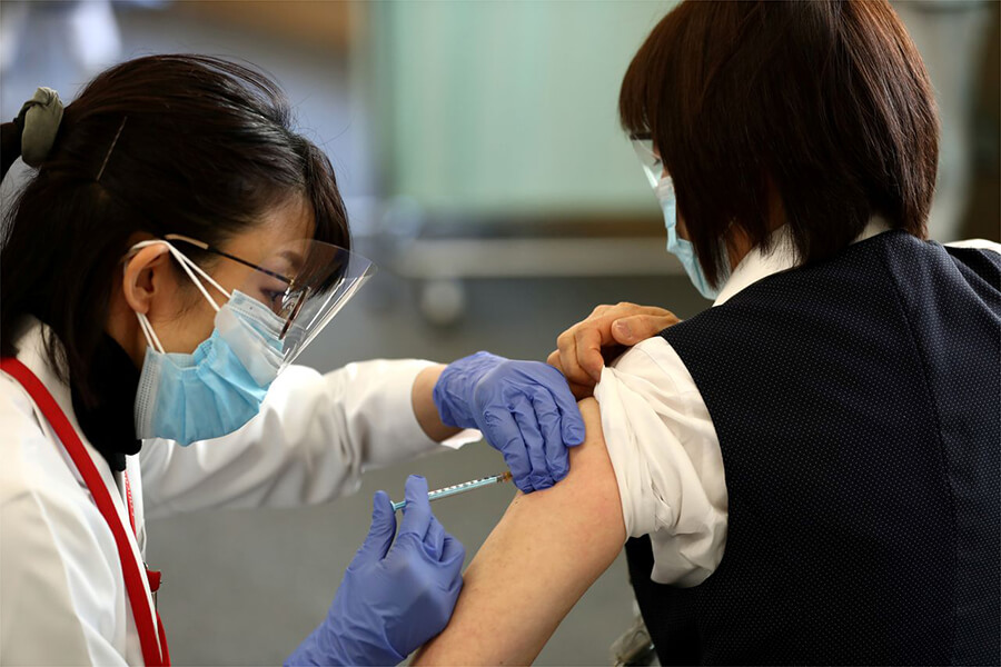 Japan Launches COVID-19 Vaccination Campaign