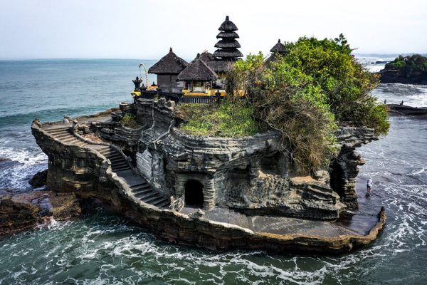 Sunset at Tanah Lot Temple