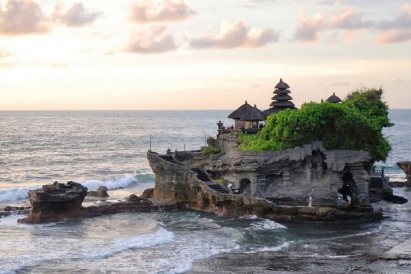 Sunset at Tanah Lot Temple