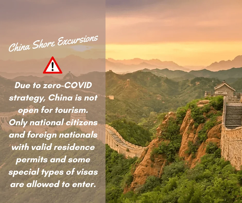 China Shore Excursions reopened