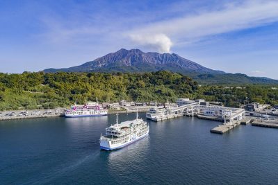 Sakurajima Island ferry boat - Shore Excursions Asia