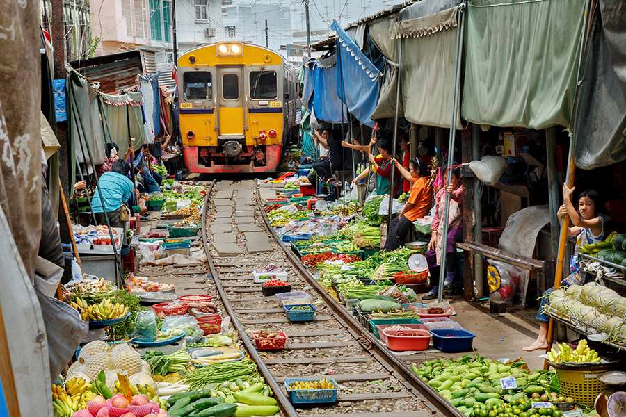 Mae Klong Railway Market -Bangkok shore excursions