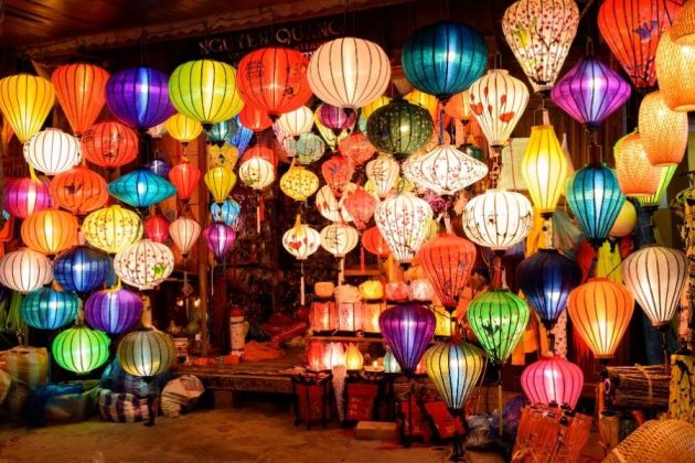 Hoi An lantern at night