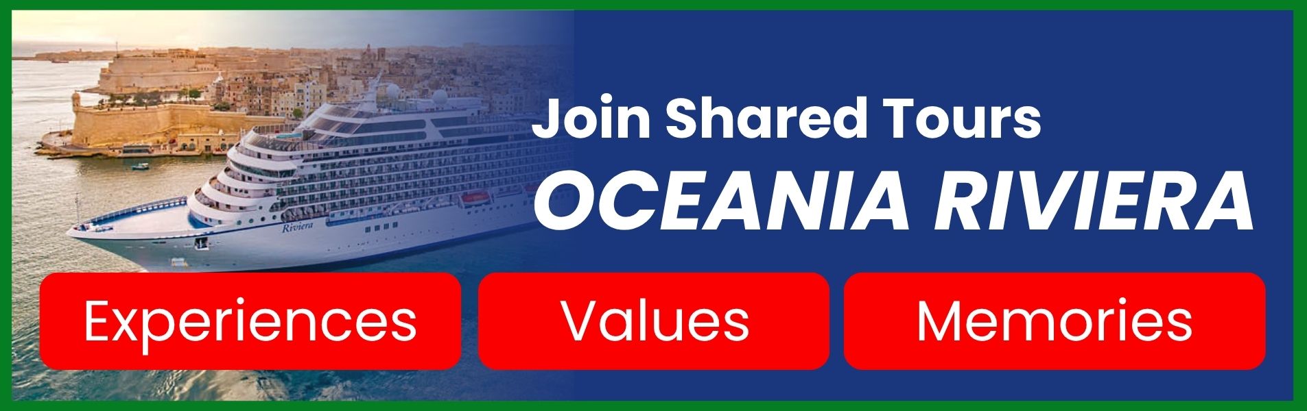 Oceania Riviera Shared Tours Button