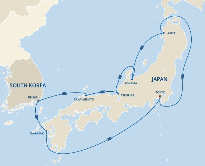 Diamond Princess Itinerary