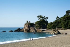 Katsurahama Beach view on Kochi Japan shore excursions