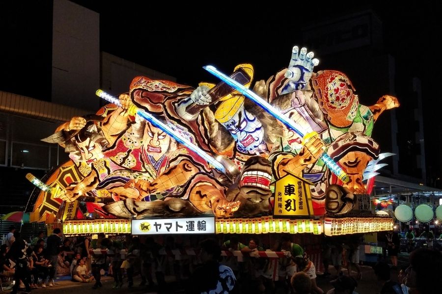 Light and Music at the Aomori Nebuta Festival