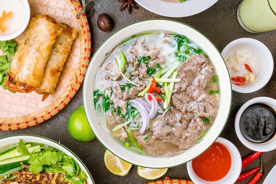Pho bo on Hanoi shore excursions