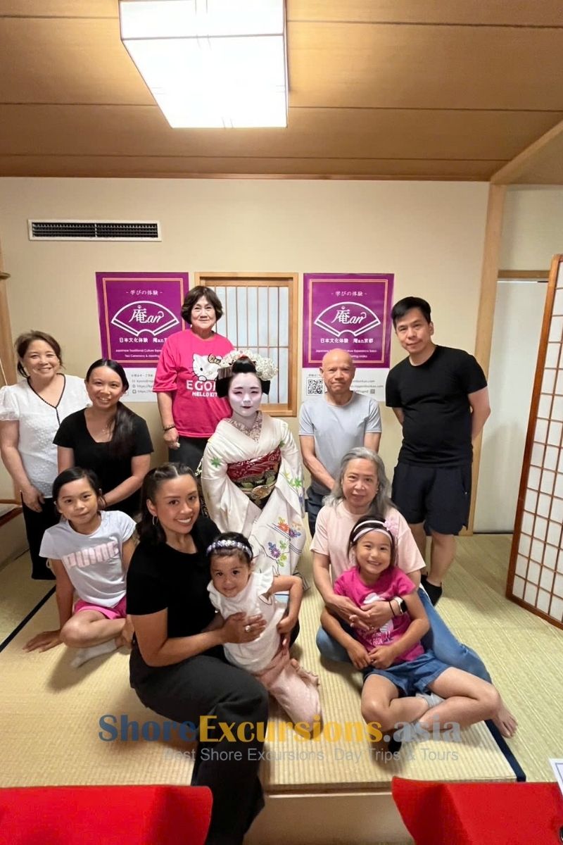 Guests joining geisha cultural experience - Shore Excursions Asia