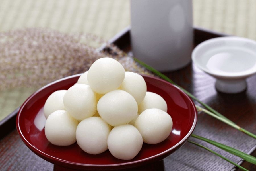 Tsukimi Dango Sweet Dumplings for the Moon