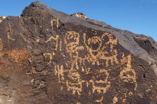 Ancient petroglyphs on Khasab shore excursions