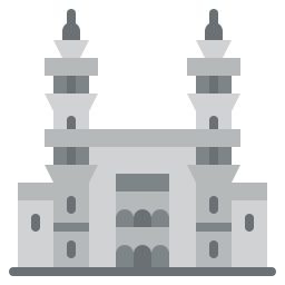 Beautiful mosque near Dammam Port