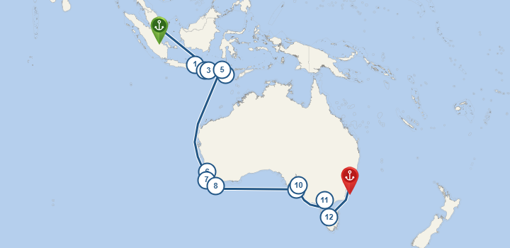 Oceania Riviera cruise excursions itinerary Nov 18 2025 - Dec 10 2025