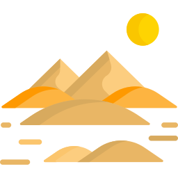 Oman desert dunes and wadis