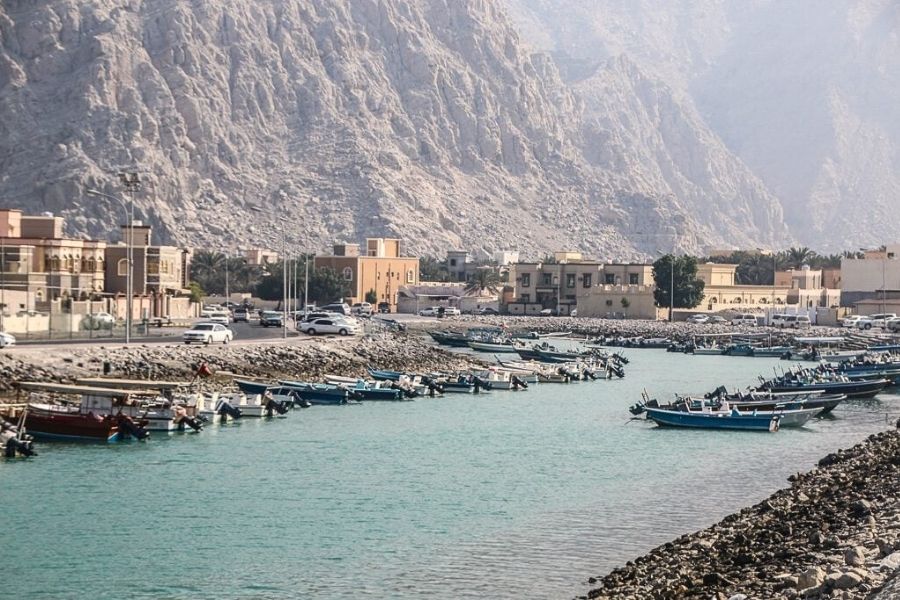 Scenic view of Khasab during shore excursions Scenic view of Khasab during shore excursions