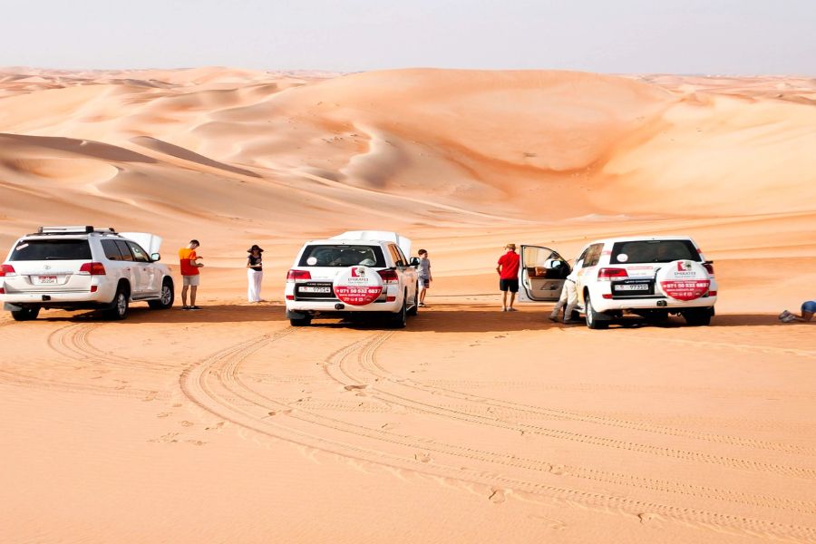 Desert Safari during UAE shore excursions