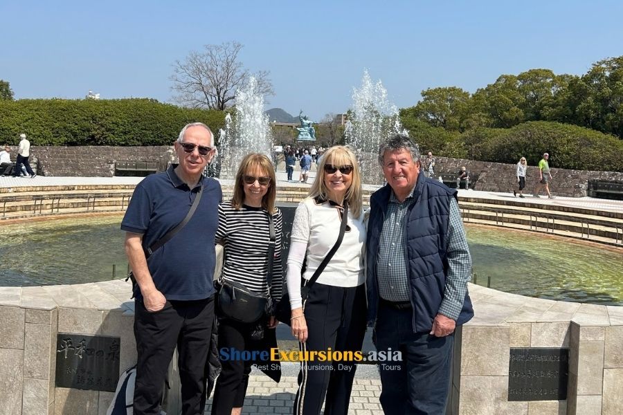 Group Nagasaki shore excursions visiting scenic viewpoints