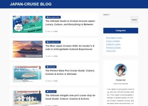 Japan Cruise Blog - A Trusted Resource for Cruise Travelers to Japan