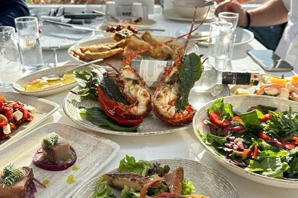 Local Seafood from Kepez Canakkale cruise port