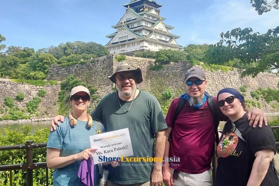 Osaka Castle visit on Osaka shore excursions