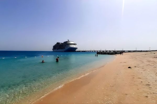 Relaxation on the Sir Bani Yas Island Beach