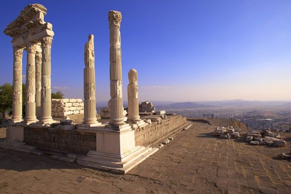 Temple of Trajan from Izmir cruise port