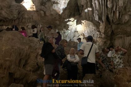 Thien Cung and Dau Go Caves Exploration