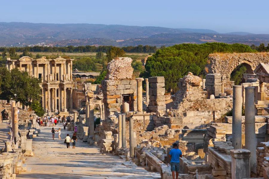 Walk through Ancient Streets on Ephesus tours from port
