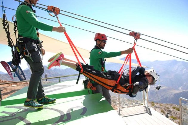 World Longest Zipline in Jebel Jais Mountain