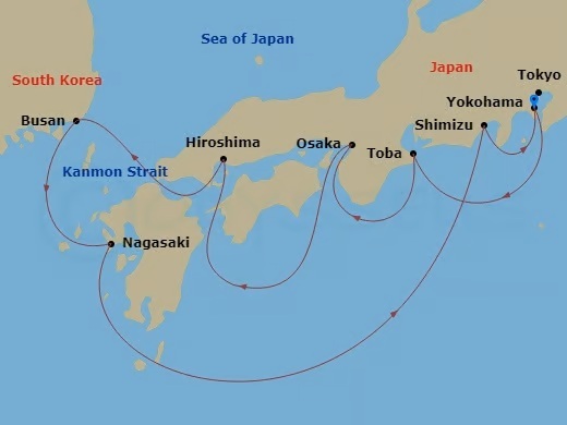 Diamond Princess shore excursions - Itinerary May 08 2026