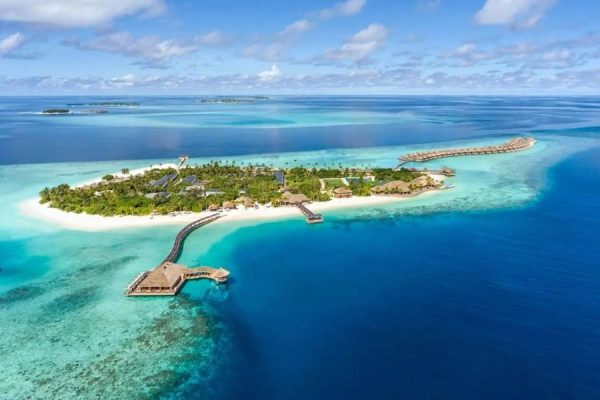 Seaplane tour Maldives view