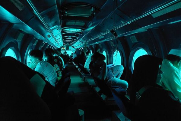 Submarine viewing windows Maldives