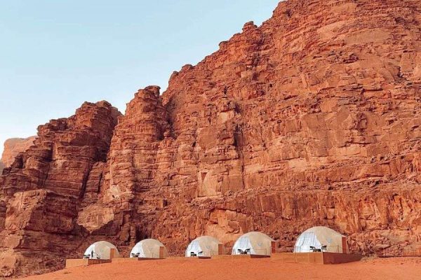 Wadi Rum desert camp on Jordan shore excursions