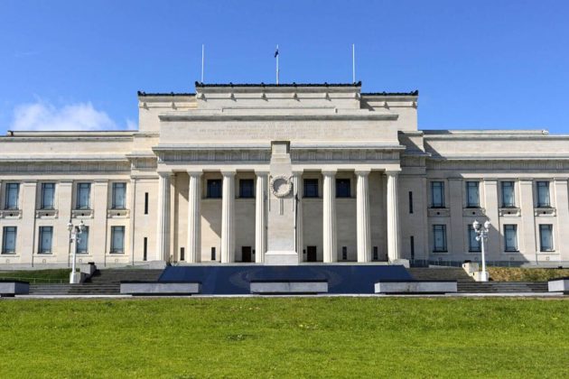 Auckland War Memorial Museum from cruise port
