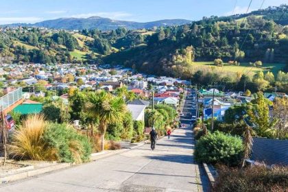 Baldwin Street, the world’s steepest street