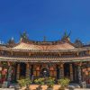 Bao-An Temple traditional architecture from Keelung cruise port