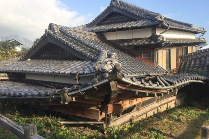 Buried houses of Mt. Unzen eruption