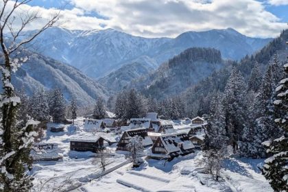 Gokayama Historic Village landscape