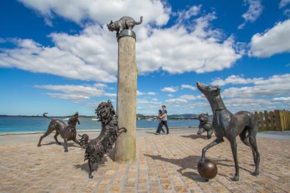 Hairy Maclary Sculpture - Tauranga highlights tour