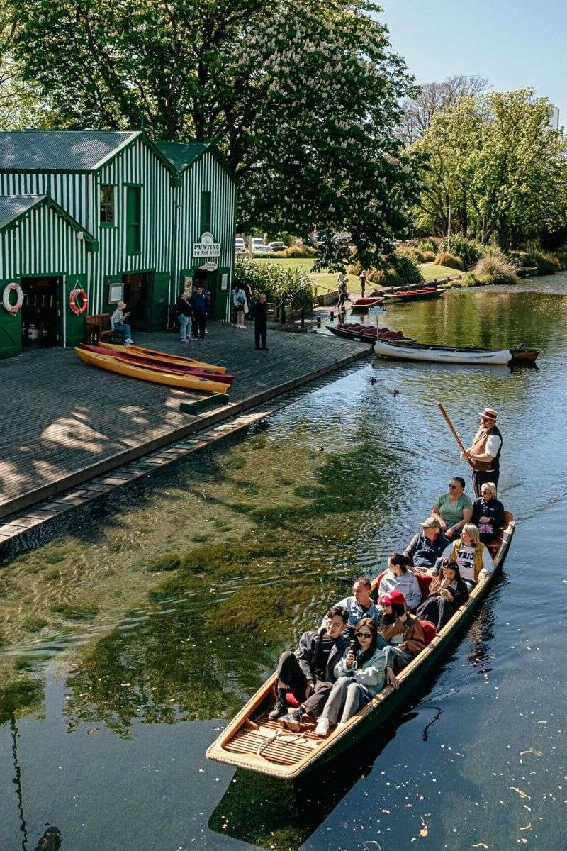 Avon River punting -Christchurch shore excursions