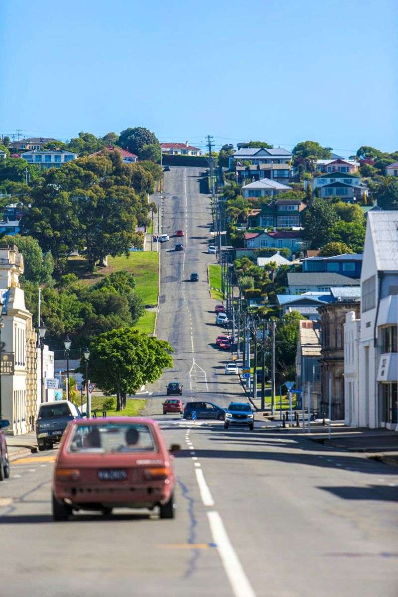 Dunedin city street - Dunedin shore excursions