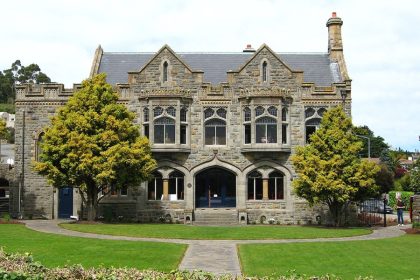 Sign of the Takahe from Lyttelton cruise port