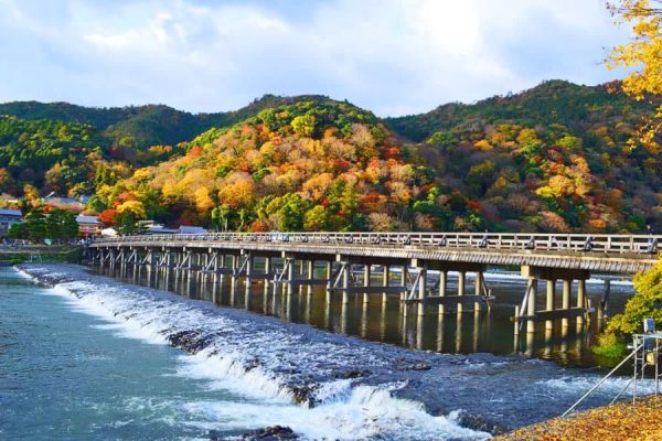 Togetsu Kyo Bridge Arashiyama Kyoto