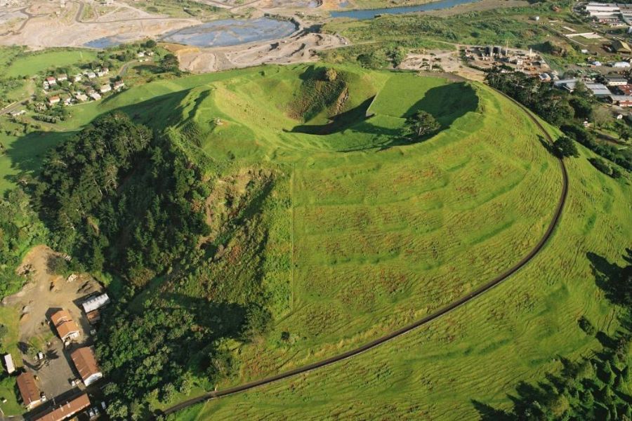 Volcanic landscape -Auckland shore excursions