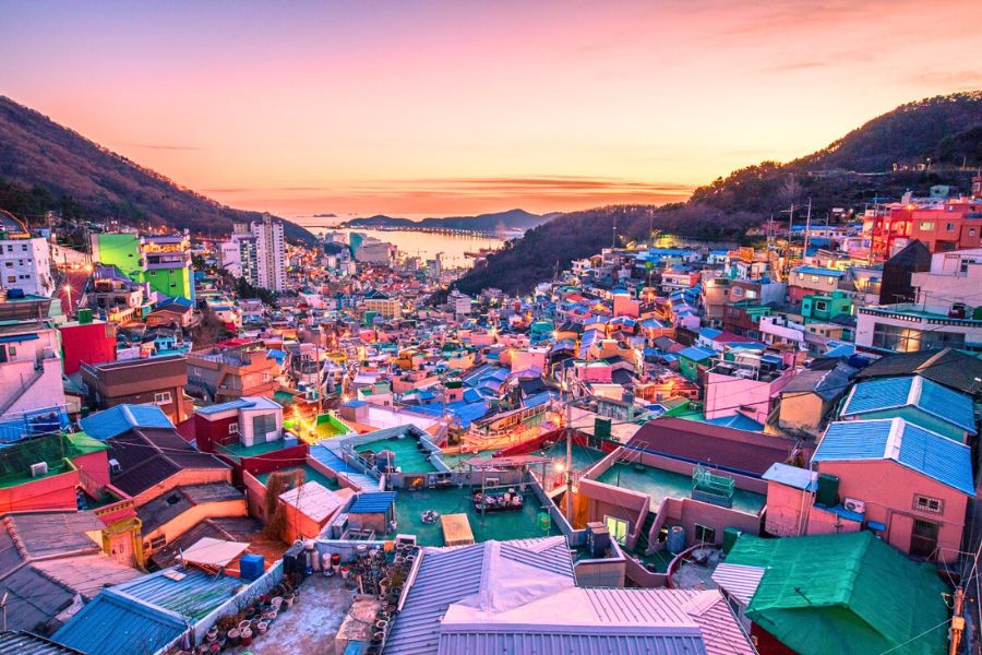 Gamcheon Village in Busan, South Korea Gamcheon Village in Busan, South Korea