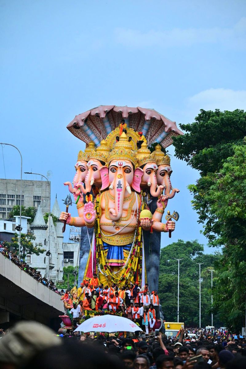 Ganesh festival celebration during India shore excursions