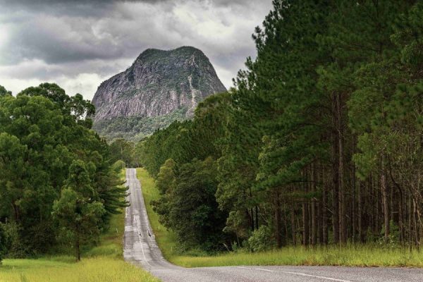 Scenic Drive through the Glass House Mountains