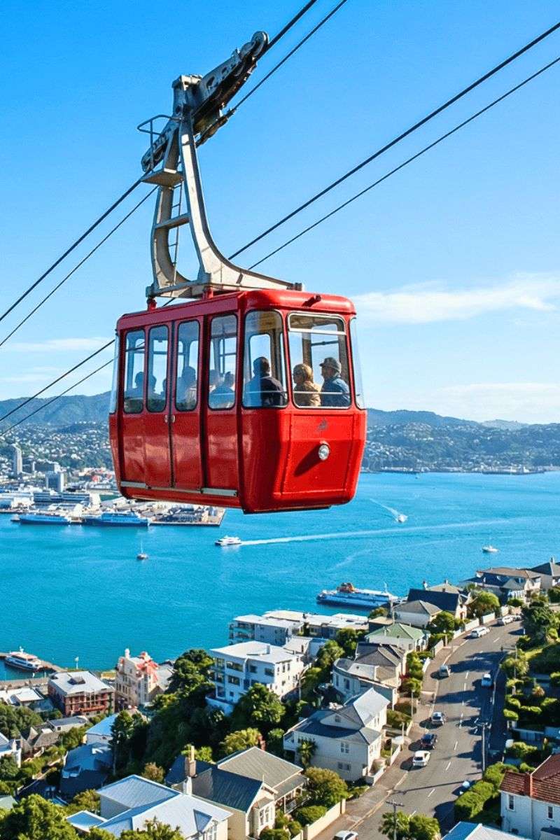 Wellington cable car cabin -Wellington tours